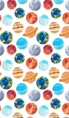 Fabric roller blind Planets