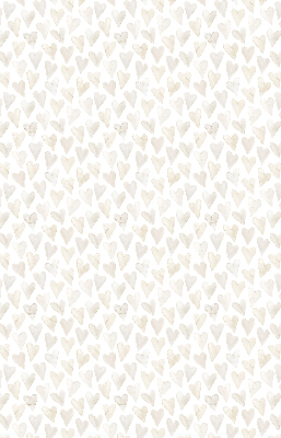 Modern roller blind Beige hearts