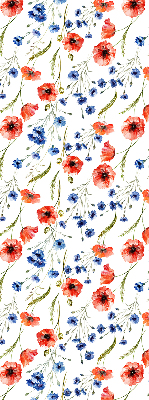 Roller blind for large window Poppy