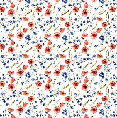 Roller blind for large window Poppy