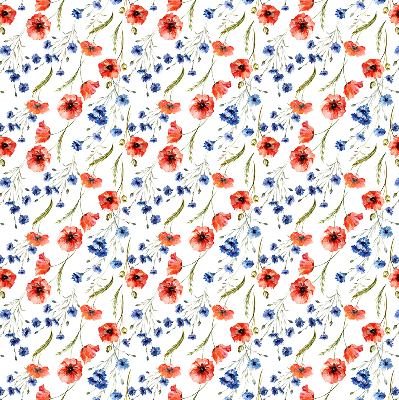 Roller blind for large window Poppy