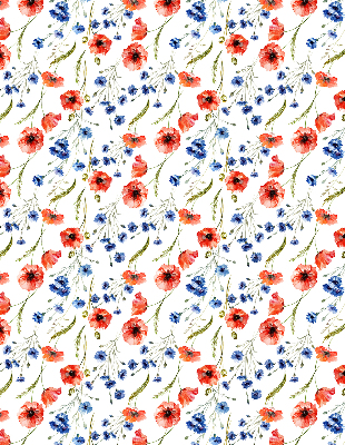 Roller blind for large window Poppy