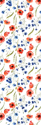 Roller blind for large window Poppy