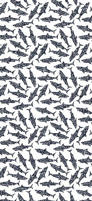 Roller blind for large window Sharks