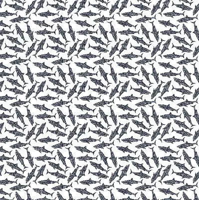Roller blind for large window sharks design