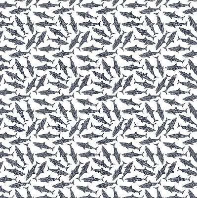 Roller blind for large window Sharks