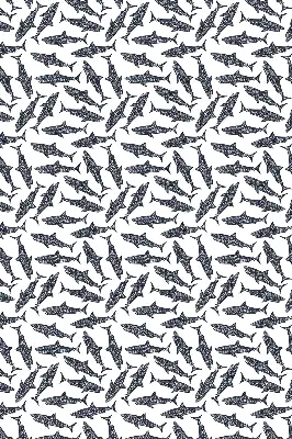 Roller blind for large window sharks design