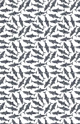Roller blind for large window sharks design