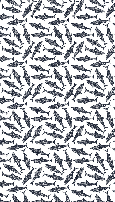 Roller blind for large window Sharks