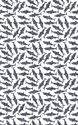 Roller blind for large window Sharks