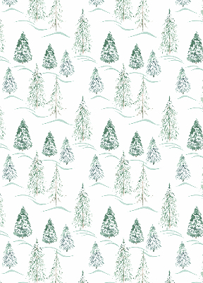 Fabric roller blind Trees