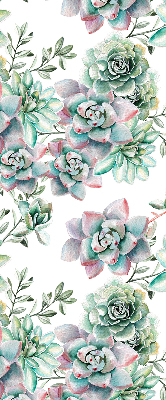 Modern roller blind Green plants