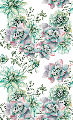 Roller blind green plants print