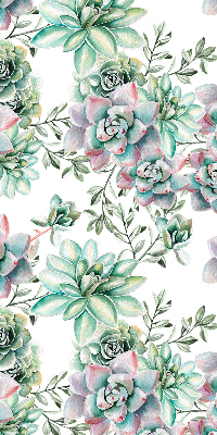 Modern roller blind Green plants