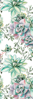 Modern roller blind Green plants