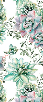 Modern roller blind Green plants