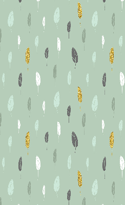 Roller blind for large windows colorful trees print