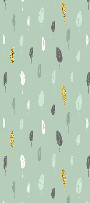Roller blind for large windows colorful trees print