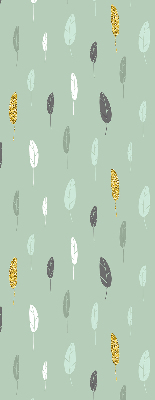 Roller blind for large windows colorful trees print