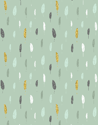 Roller blind for large windows colorful trees print