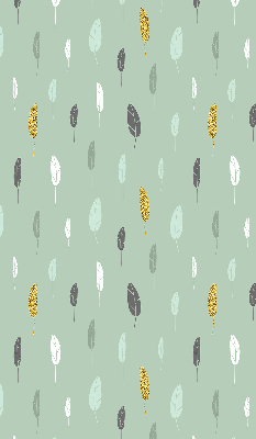 Roller blind for large windows colorful trees print