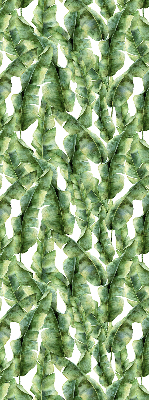 Roller blind for large window Leaves