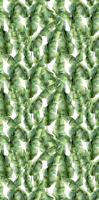 Roller blind for large window leaves pattern