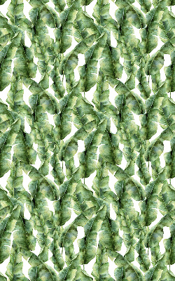 Roller blind for large window leaves pattern
