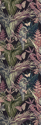 Modern roller blind Exotic plants and birds