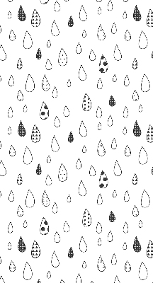 Fabric roller blind Drops design