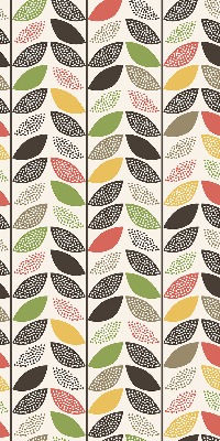 Fabric roller blind Colorful leaves