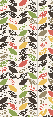 Fabric roller blind Colorful leaves