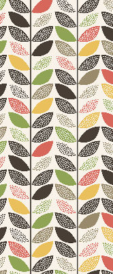 Fabric roller blind Colorful leaves