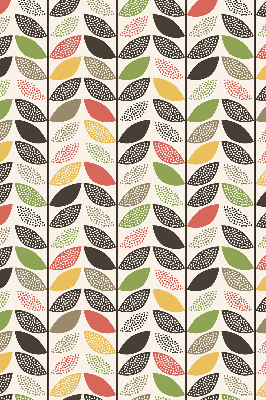 Fabric roller blind Colorful leaves