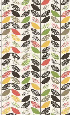 Fabric roller blind Colorful leaves
