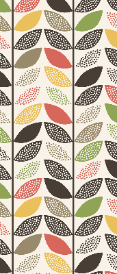 Fabric roller blind Colorful leaves