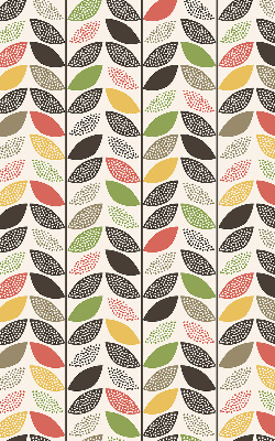 Fabric roller blind Colorful leaves