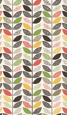 Fabric roller blind Colorful leaves