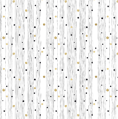 Roller blind for large window Stripes and dots
