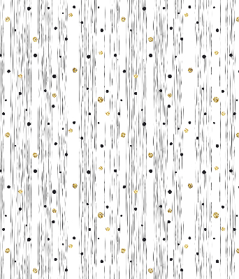 Roller blind for large window Stripes and dots