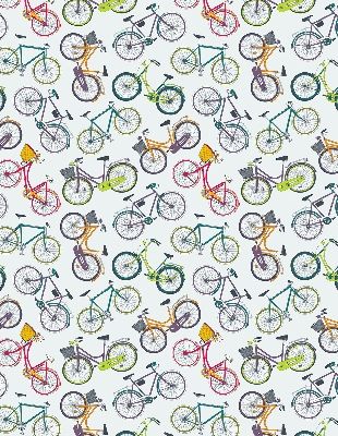 Fabric roller blind Bicycles