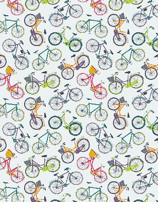 Fabric roller blind Bicycles