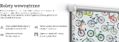Fabric roller blind Bicycles