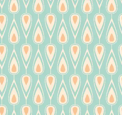 Roller blind for large window colorful avocado print