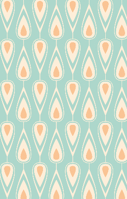 Roller blind for large window Colorful avocado
