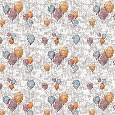 Modern roller blind Balloons