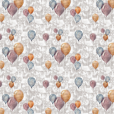 Modern roller blind Balloons