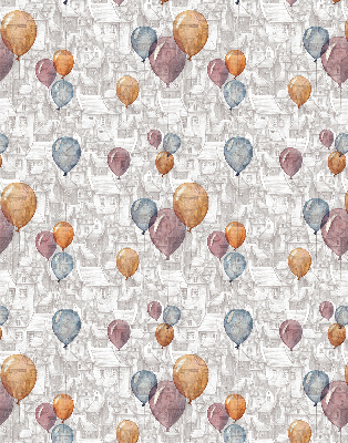 Modern roller blind Balloons