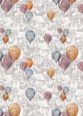 Modern roller blind Balloons