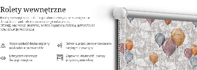 Modern roller blind Balloons